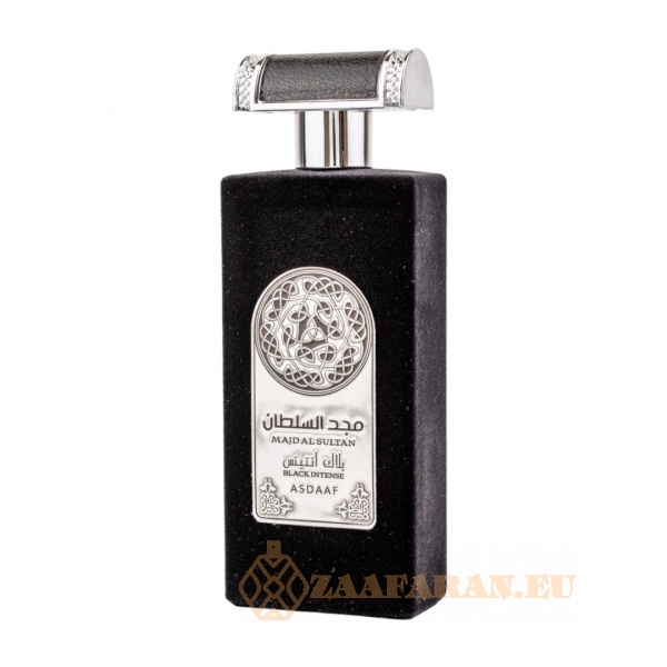 (plu00784) - Eau de Parfum Majd Al Sultan Black Intense, Asdaaf, Men - 100ml - Image 2