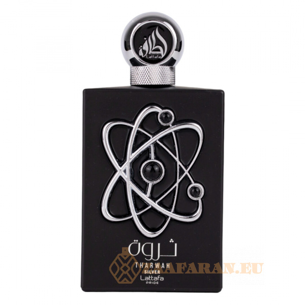 (plu01357) - Eau de Parfum Tharwah Silver, Lattafa, Unisex - 100ml
