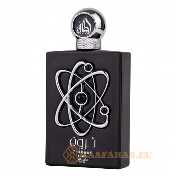 (plu01357) - Eau de Parfum Tharwah Silver, Lattafa, Unisex - 100ml - Image 2