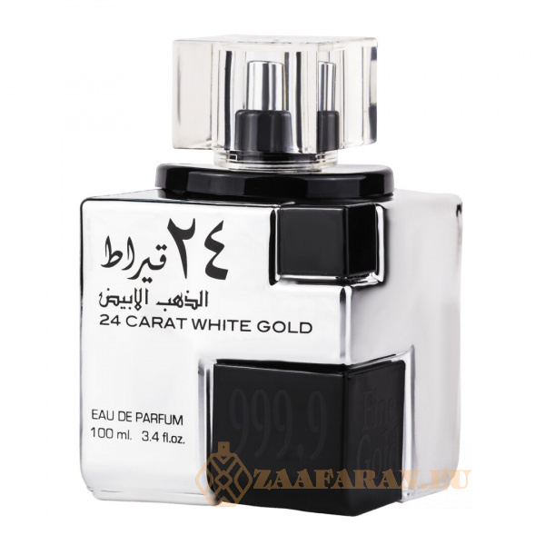 (plu00249) - Eau de Parfum 24 Carat White Gold, Lattafa, Men - 100ml - Image 2