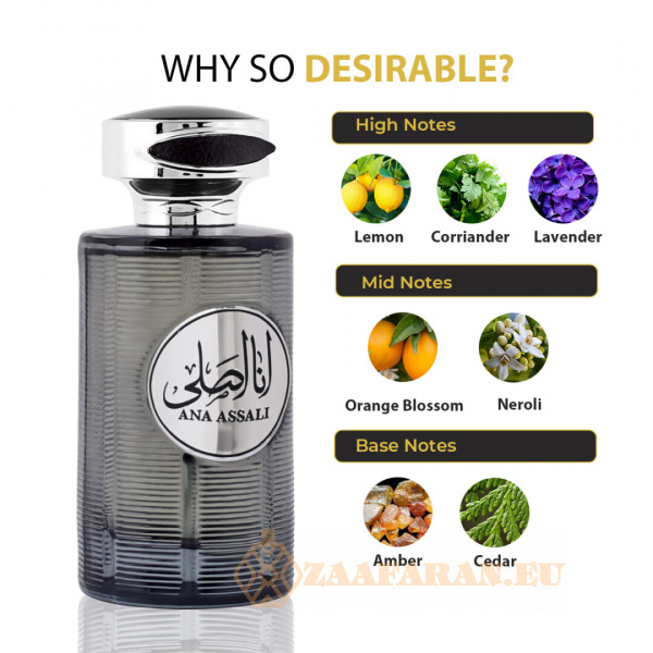 (plu00448) - Eau de Parfum Ana Assali, Nusuk, Men - 100ml - Image 3