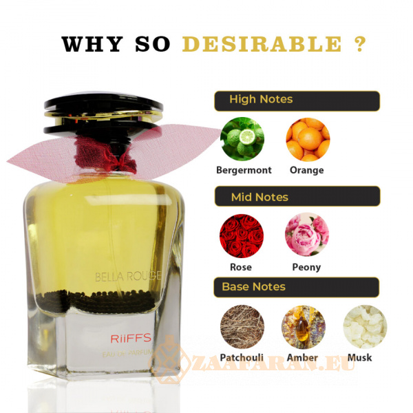 (plu00405) - Eau de Parfum Bella Rouge, Riiffs, Women - 100ml - Image 5