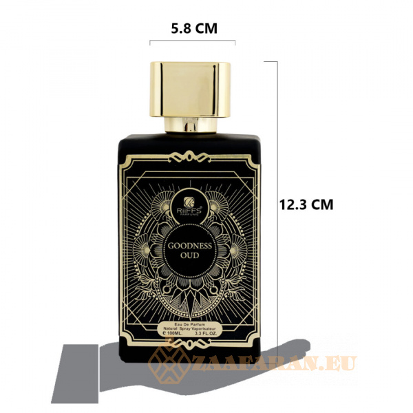 (plu00419) - Eau de Parfum Goodness Oud Black, Riiffs, Unisex - 100ml - Image 8