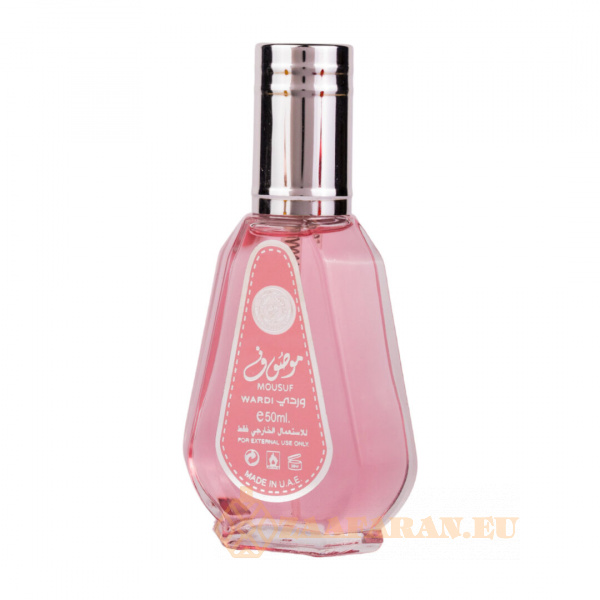 (plu00499) - Eau de Parfum Mousuf Wardi, Ard al Zaafaran, Women - 50ml - Image 2