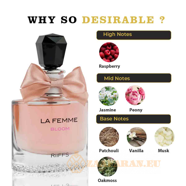 (plu00426) - Eau de Parfum La Femme Bloom, Riiffs, Women - 100ml - Image 4
