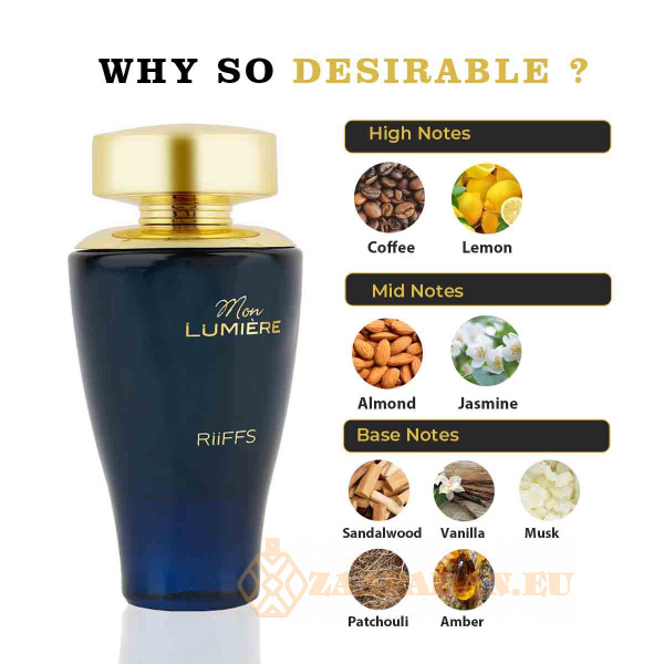 (plu00421) - Eau de Parfum Mon Lumiere, Riiffs, Women- 100ml - Image 4