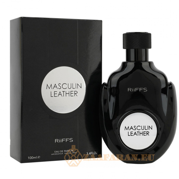 (plu00431) - Eau de Parfum Masculin Leather, Riiffs, Men - 100ml - Image 5