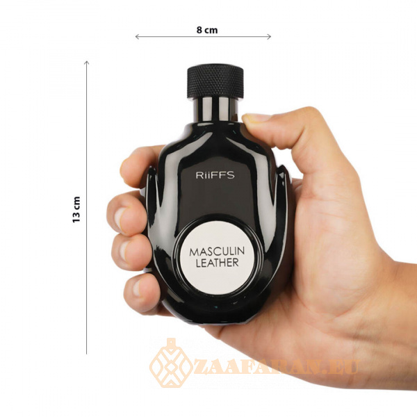 (plu00431) - Eau de Parfum Masculin Leather, Riiffs, Men - 100ml - Image 8