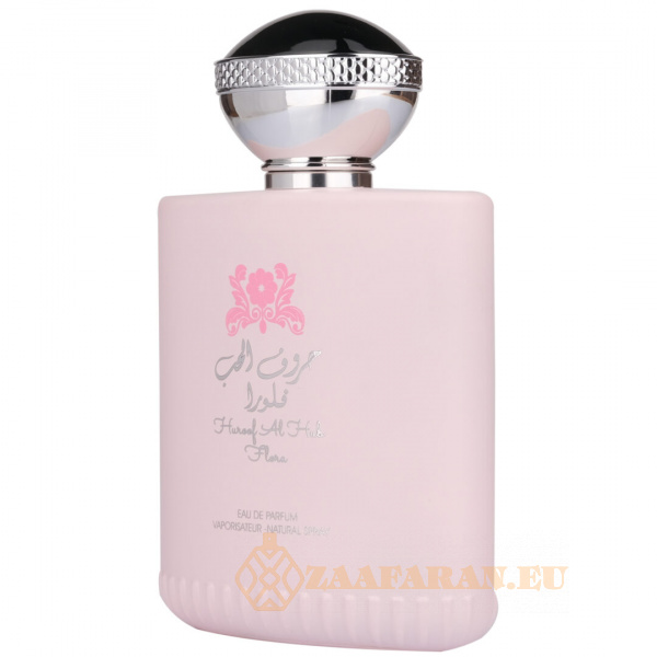 (plu00560) - Eau de Parfum Huroof Al Hub Flora, Ard Al Zaafaran, Women - 100ml - Image 2