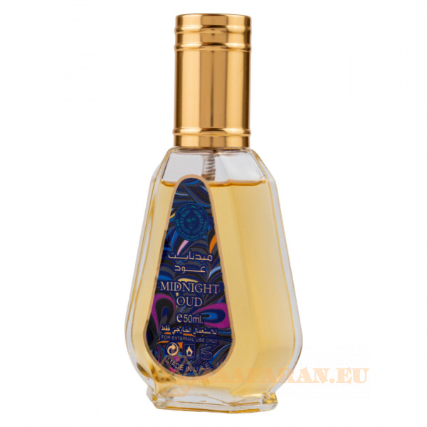 (plu00632) - Eau de Parfum Midnight Oud, Ard Al Zaafaran, Men - 50ml - Image 2