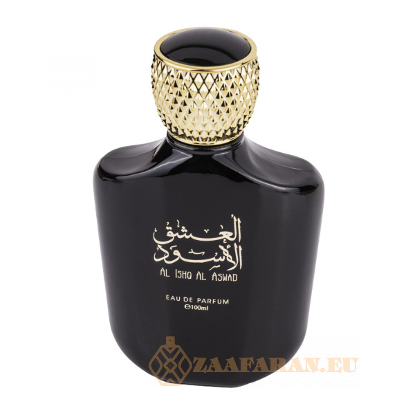 (plu01033) - Eau de Parfum Al Ishq Al Aswad, Wadi Al Khaleej, Unisex - 100ml - Image 2