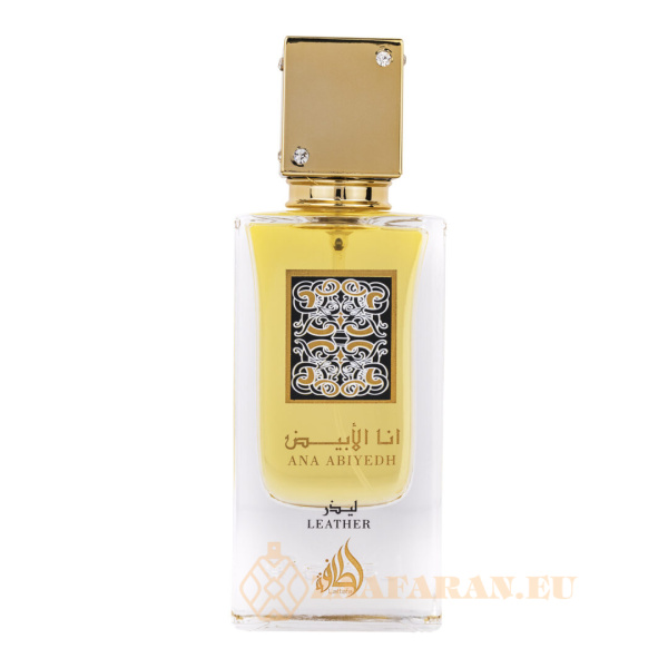 (plu00201) - Eau de Parfum Ana Abiyedh Leather, Lattafa, Women - 60ml