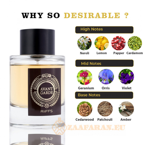 (plu00404) - Eau de Parfum Avant Garde, Riiffs, Men - 100ml - Image 4