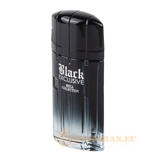 (plu00627) - Eau de Parfum Black Exclusive, Mega Collection, Men - 100ml - Image 3