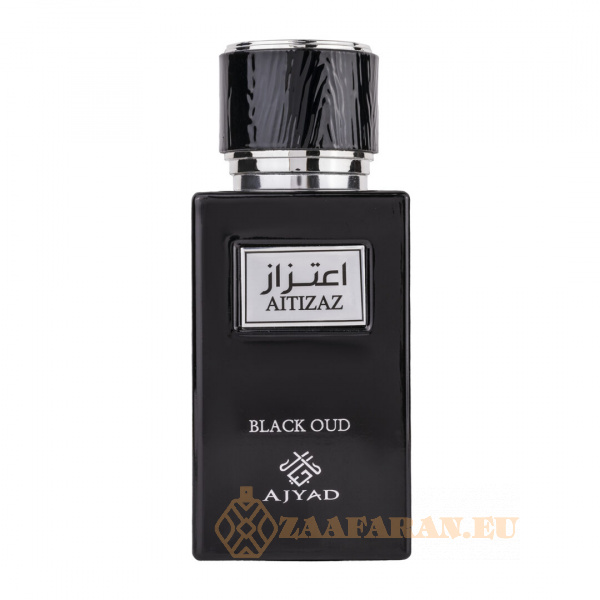 (plu01003) - Eau de Parfum Aitizaz Black Oud, Ajyad, Men - 100ml