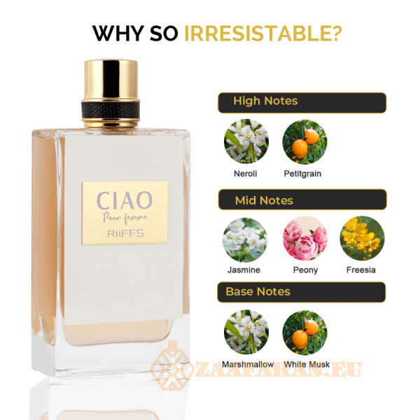(plu00411) - Eau de Parfum Ciao Pour Femme, Riiffs, Women - 100ml - Image 5