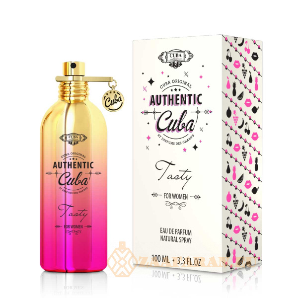 (plu02074) - Eau de Parfum Cuba Authentic Tasty, PC Design, Women - 100ml