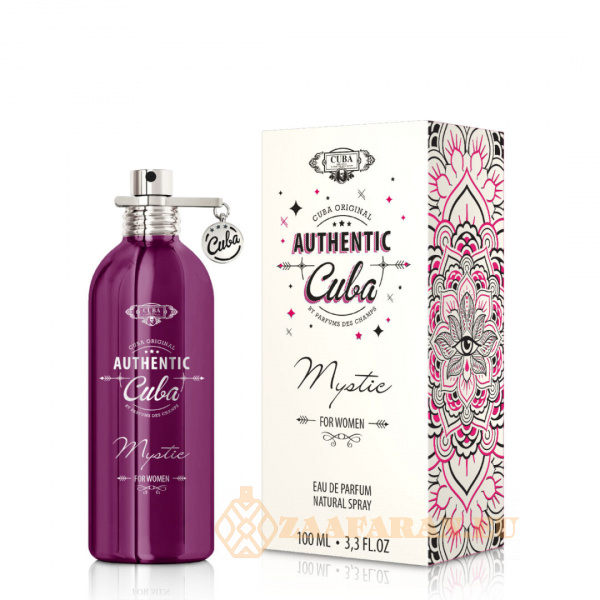 (plu02075) - Eau de Parfum Cuba Authentic Mystic, PC Design, Women - 100ml