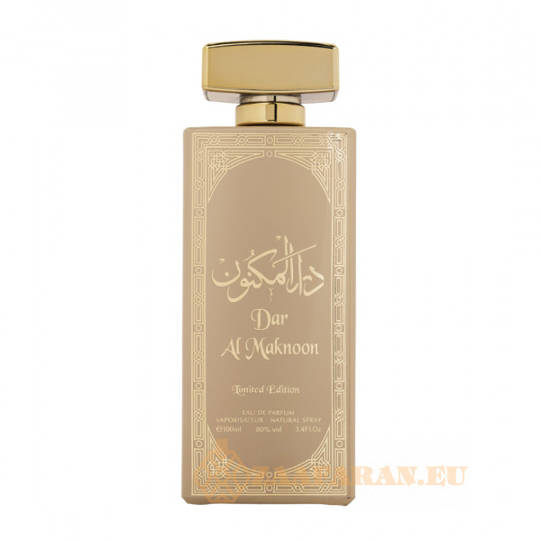 (plu01060) - Eau de Parfum Dar Al Maknoon Limited Edition, Wadi Al Khaleej, Men - 100ml