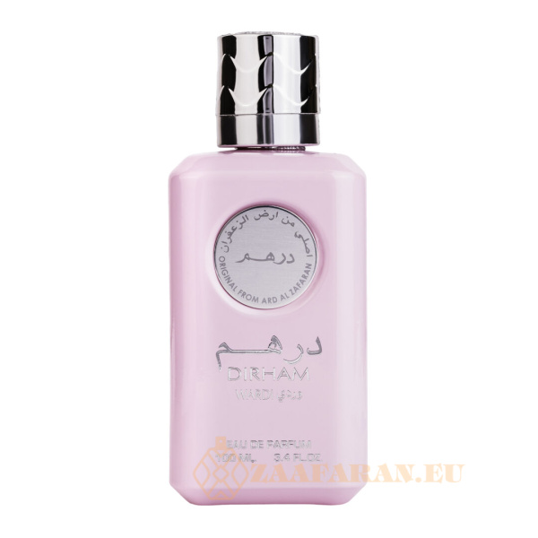 (plu00018) - Eau de Parfum Dirham Wardi, Ard Al Zaafaran, Women - 100ml