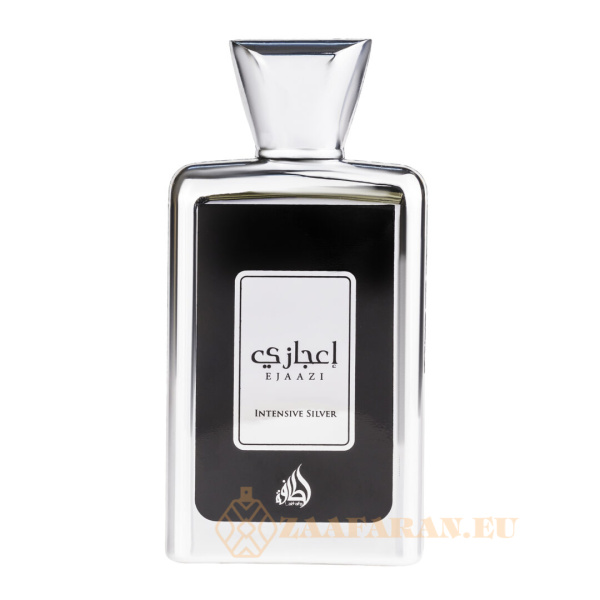 (plu00205) - Eau de Parfum Ejaazi Intensive Silver, Lattafa, Men - 100ml