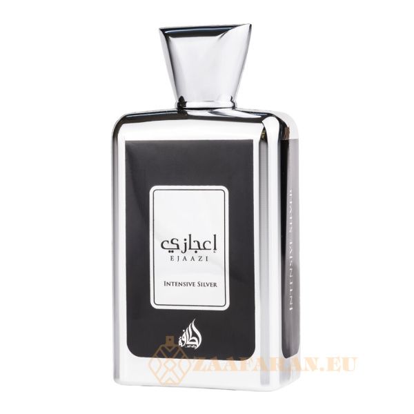 (plu00205) - Eau de Parfum Ejaazi Intensive Silver, Lattafa, Men - 100ml - Image 2