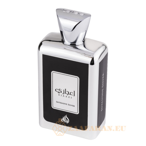 (plu00205) - Eau de Parfum Ejaazi Intensive Silver, Lattafa, Men - 100ml - Image 3