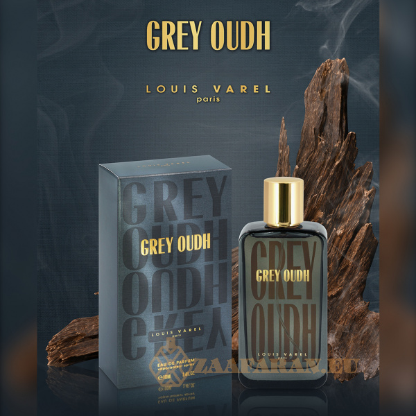 (plu01185) - Eau de Parfum Grey Oudh, Louis Varel, Unisex - 100ml - Image 5