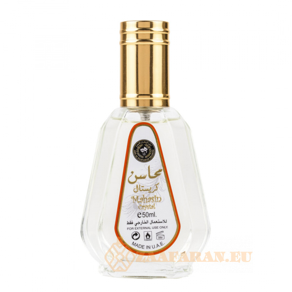 (plu00673) - Eau de Parfum Mahasin Crystal, Ard Al Zaafaran, Women - 50ml