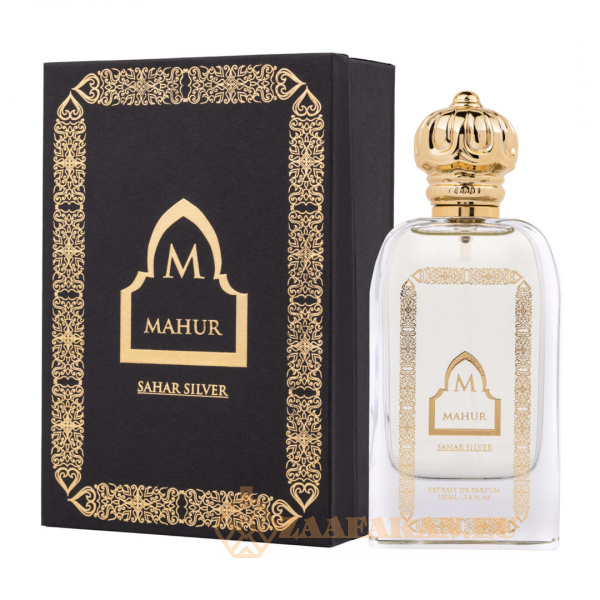 (plu05132) - Extrait de Parfum Sahar Silver, Mahur, Men - 100ml - Image 3