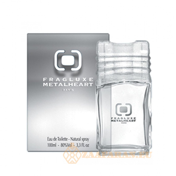 (plu02169) - Eau de Toilette Metalheart, Fragluxe, Men - 100ml