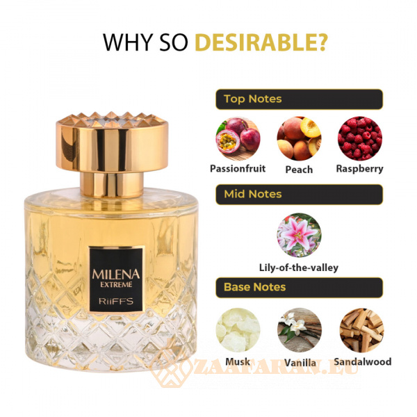 (plu00433) - Eau de Parfum Milena Extreme, Riiffs, Unisex- 100ml - Image 4