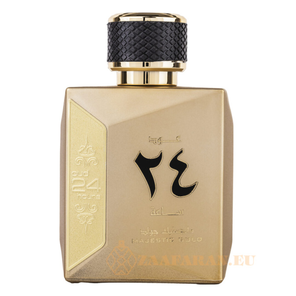 (plu00024) - Eau de Parfum Oud 24 Hours Majestic Gold, Ard Al Zaafaran, Unisex - 100ml