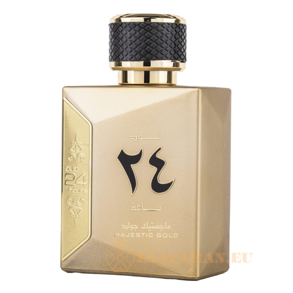(plu00024) - Eau de Parfum Oud 24 Hours Majestic Gold, Ard Al Zaafaran, Unisex - 100ml - Image 2