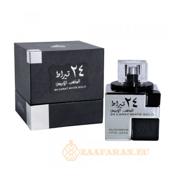 (plu00249) - Eau de Parfum 24 Carat White Gold, Lattafa, Men - 100ml - Image 4