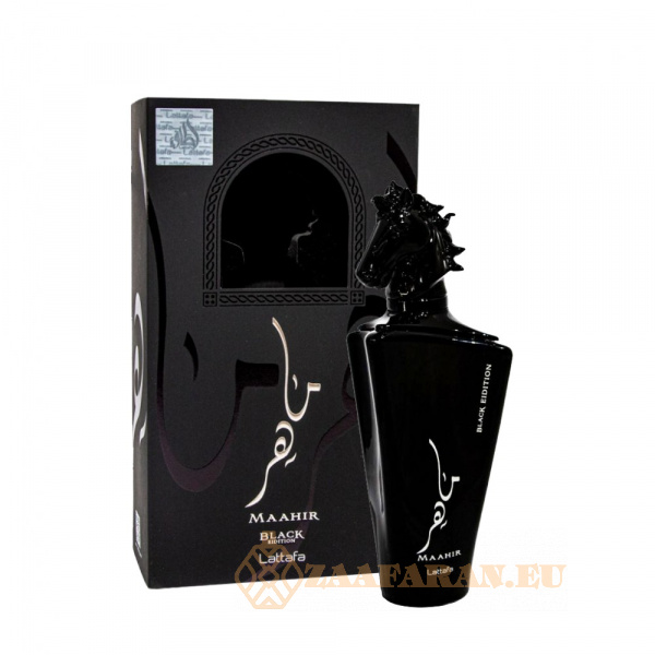 (plu00008) - Eau de Parfum Maahir Black Edition, Lattafa, Men - 100ml - Image 3