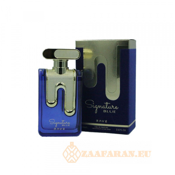 (plu00330) - Eau de Parfum Signature Blue, Rave, Men - 100ml - Image 4