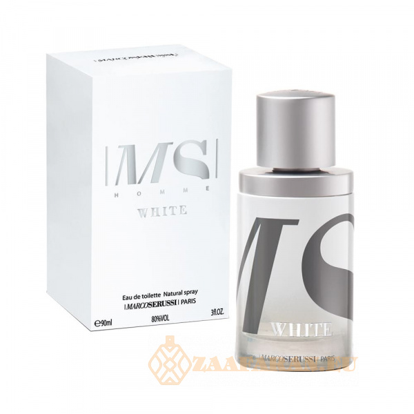 (plu05057) - Eau de Parfum White, Marco Serussi, Men - 90ml - Image 3