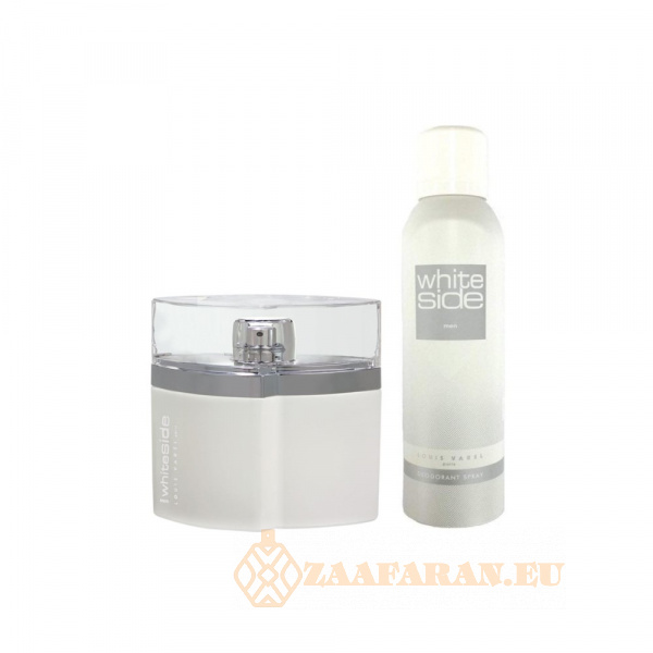 (plu05059) - Set White Side Men, Louis Varel, Eau de Parfum, Men - 100ml + Deo - 100ml