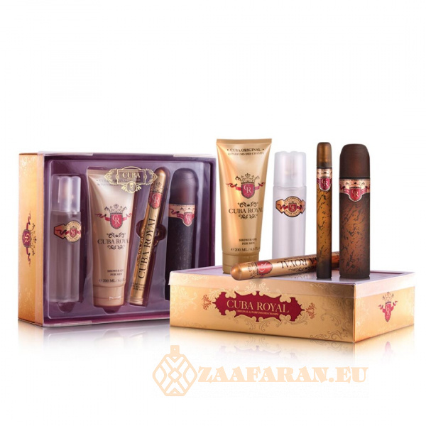 (plu02080) - Set Cuba Royal, PC Design, Eau de Toilette - 100ml + Eau de Toilette - 35ml + Shower Gel - 200ml + After Shave - 100ml