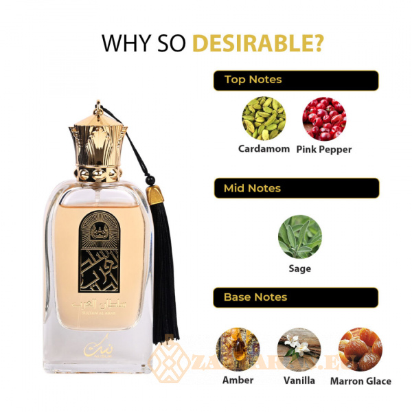 (plu00465) - Eau de Parfum Sultan Al Arab, Nusuk, Men - 100ml - Image 5