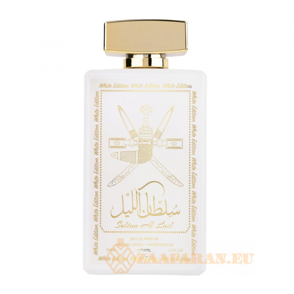 (plu01094) - Eau de Parfum Sultan Al Lail White Edition, Wadi Al Khaleej, Men - 100ml