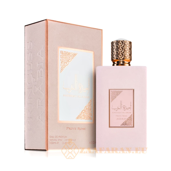 (plu00092) - Eau de Parfum Ameerat Al Arab Prive Rose, Asdaaf, Women - 100ml - Image 2