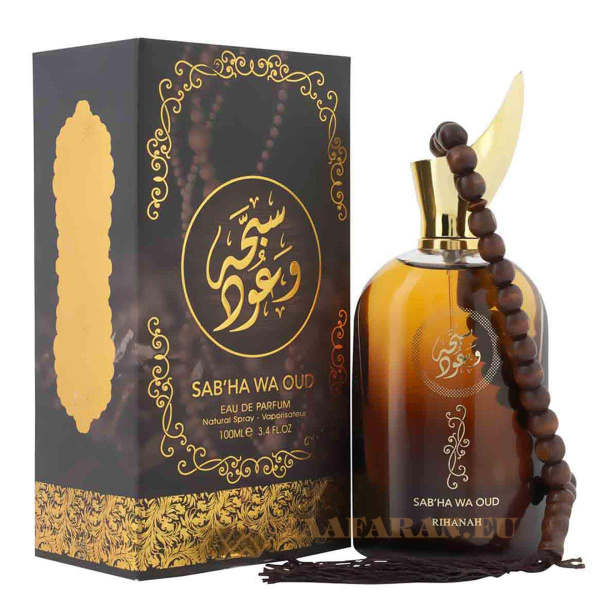 (plu05358) - Eau de Parfum Sab'ha Wa Oud, Rihanah, Unisex - 100ml - Image 3
