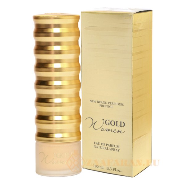(plu05214) - Eau de Parfum Gold Woman, New Brand Prestige, Women - 100ml - Image 3
