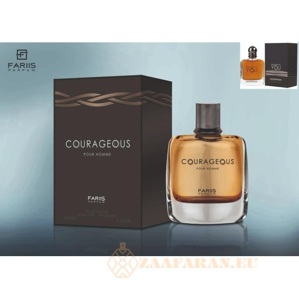 (plu01212) - Eau de Parfum Courageous, Fariis, Men - 100ml - Image 4