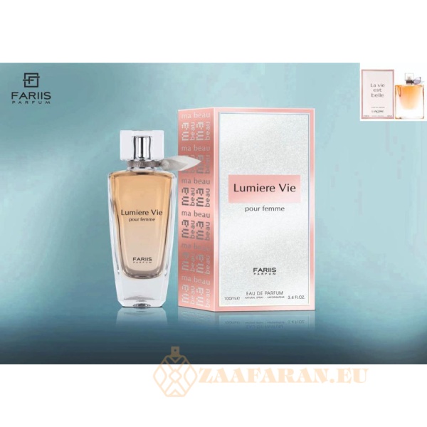 (plu01202) - Eau de Parfum Lumiere Vie, Fariis, Women - 100ml - Image 4