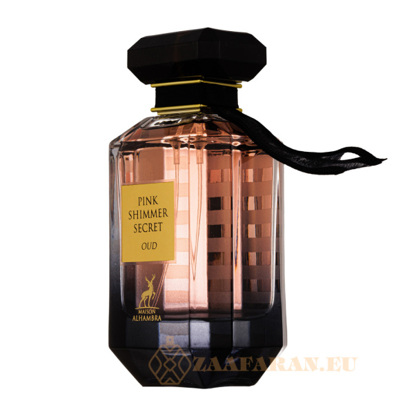 (plu00715) - Eau de Parfum Pink Shimmer Secret Oud, Maison Alhambra, Women - 100ml - Image 2