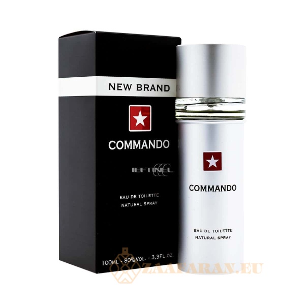 (plu05207) - Eau de Toilette Commando, New Brand Prestige, Men - 100ml - Image 3