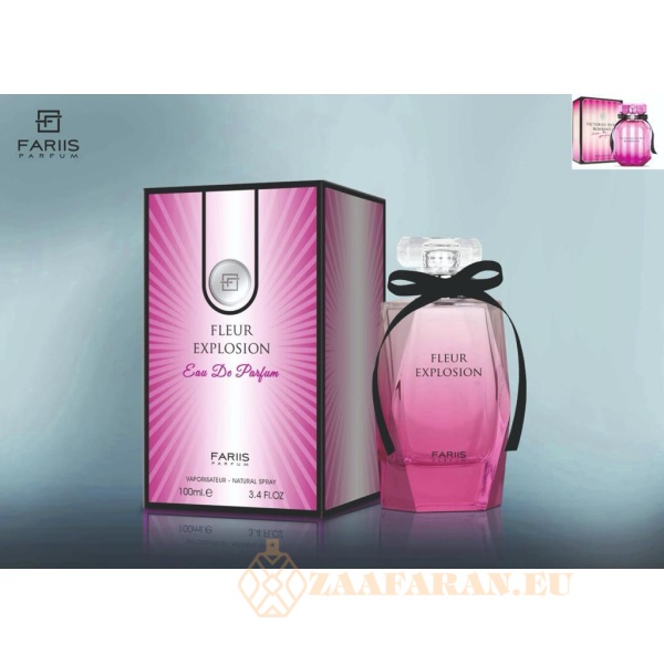 (plu01201) - Eau de Parfum Fleur Explosion, Fariis, Women - 100ml - Image 4